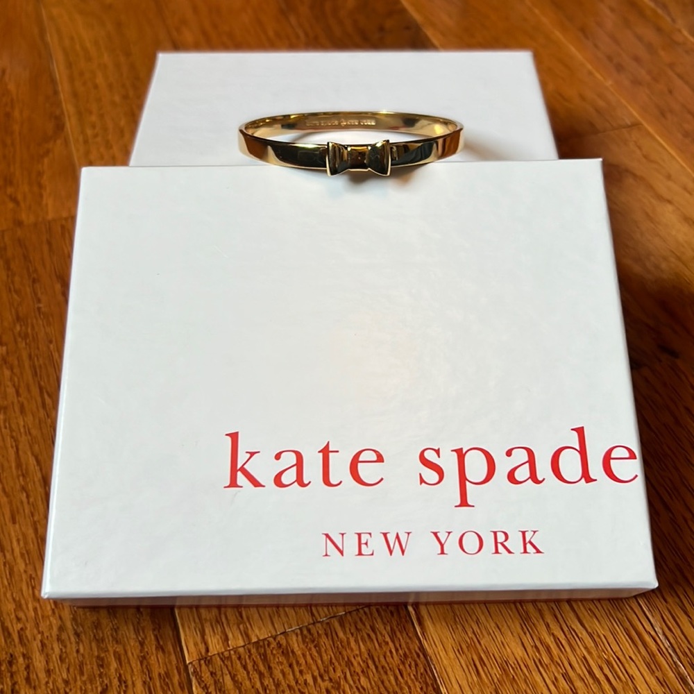 Gold Kate Spade Bow Bracelet